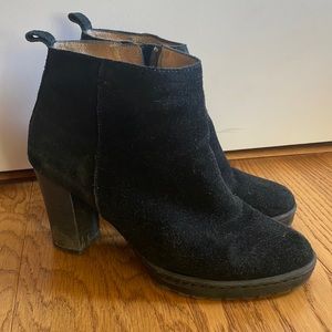 Caslon suede ankle booties